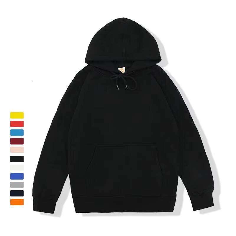 High Quality 350g Polyester Cotton Sports Streetwear Pullover Blank Men's Hoodie With Logo