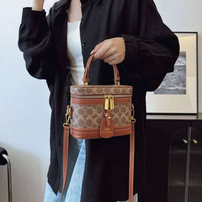 Leisure Simple Crossbody Bag Women Vintage Fashion Casual Purse With Design For Daily Activities