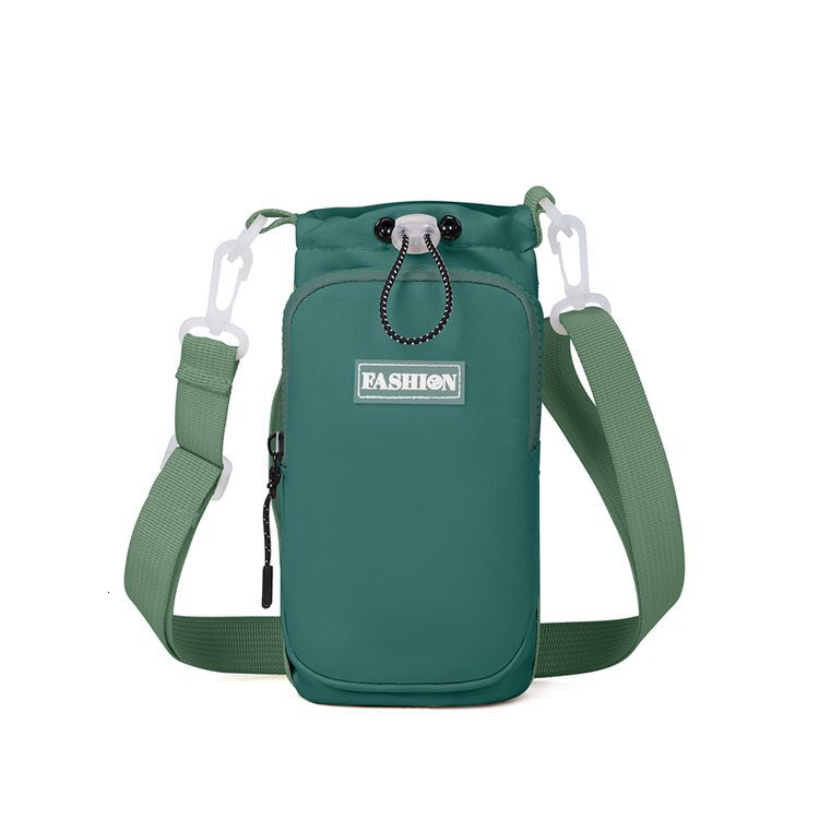 New Portable Water Bottle Bag Women Outdoor Designer Bag Lightweight Travel Luxury Bag Free Shipping Crossbody Bag Multifunctional Phone Drawstring Sh
