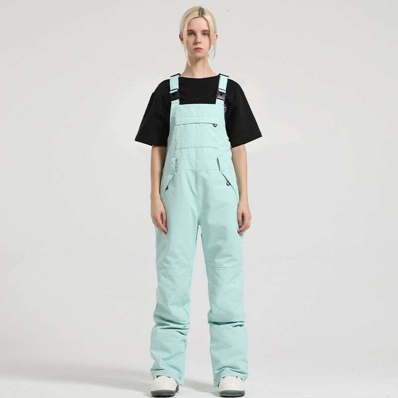 Winter New Pants Women's Snowboard Windproof Waterproof Wear-Resistant Outdoor Double Board Ski Suit Overalls