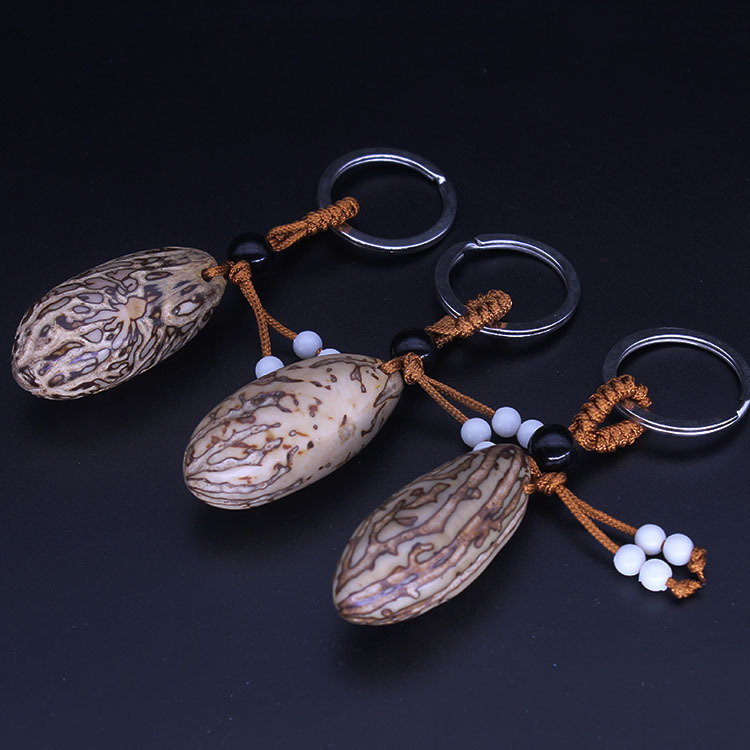 Pure Natural, Thousand Eyes, Bodhi Seed Hanging, Key Links Hanging Parts, Handicraft Collections (one piece)