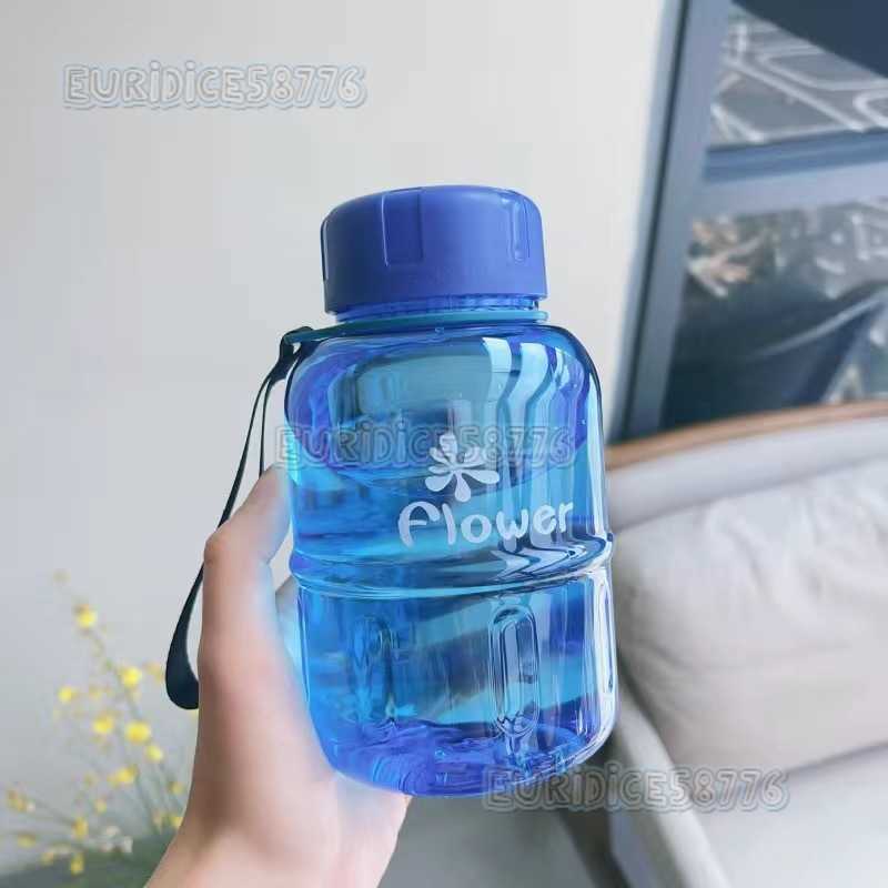 New Plastic Water Cup Portable Outdoor Sports Large Capacity Space Cup Men High Temperature Resistant Water Bottle H250911