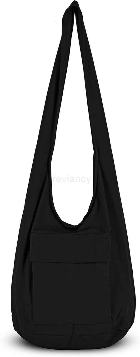 Crossbody Bag for Women Handmade Cotton Sling Bag Lightweight Unisex Travel Purse with ZipperW250911