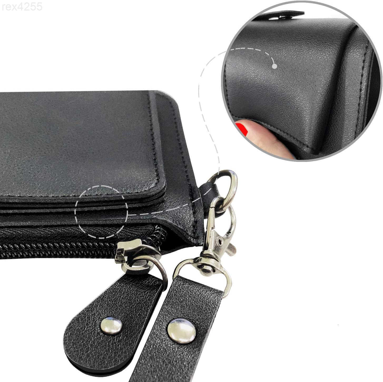 Wristlet Keychain Silicon Key Ring Wallet Bracelets Card Holder Purse with Tassel for Women GirlW250911