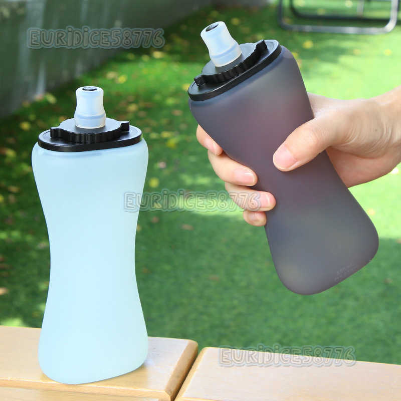 Outdoor Cycling Sports Food Grade Water Bottle Folding Water Bottle Compact Large Capacity Portable Lightweight H250911
