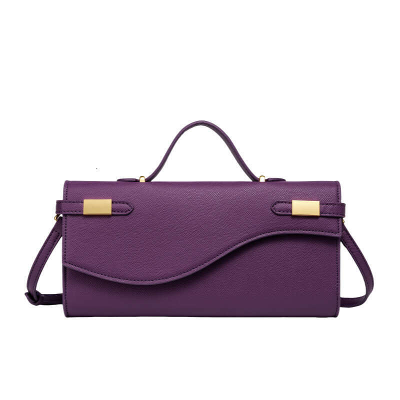 2025 New PU Leather Texture Clutch Fashion Mini Handbag Women's Commuter Crossbody Bag