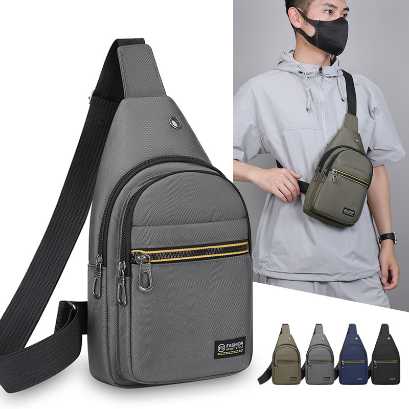 Luxury Designer Bag Bag Free Shipping Style Men S Chest Bag Simple Multi Layer Storage Fashion Single Shoulder Bag Large Capacity Lightweight Crossbod