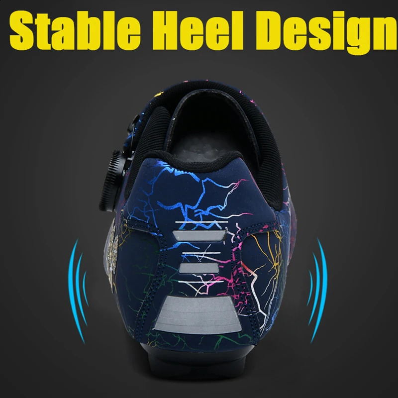 Women Cycling Shoes Road SelfLocking Bicycle Sports Shoes Men MTB Shoes SPD FlatBottomed Road Racing Cycling Sports Shoes 250911