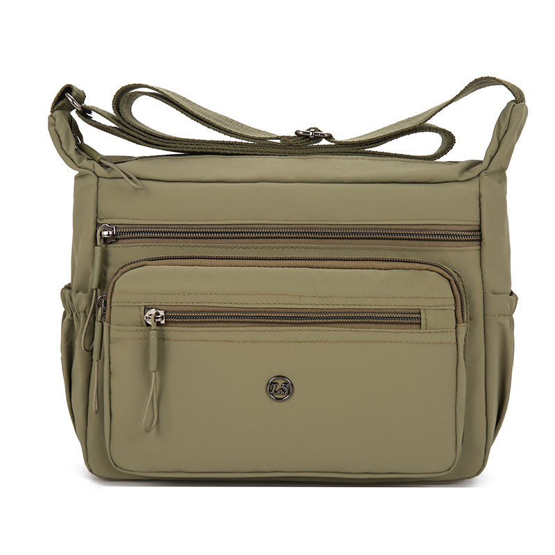 Luxury Bag New Large Capacity Multi Layer Crossbody Bag Solid Free Shipping Color Nylon Casual Shoulder Bag Commuting Versatile Designer Bag Middle Ag