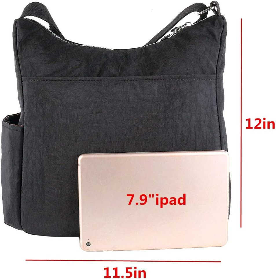Crossbody Bag with Anti Theft RFID Pocket Women Lightweight WaterResistant PurseW250910