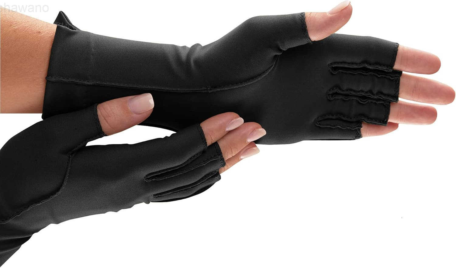Women Men Arthritis Compression Rheumatoid Pain Relief Gloves for joint support with OpenFull finger designW250911