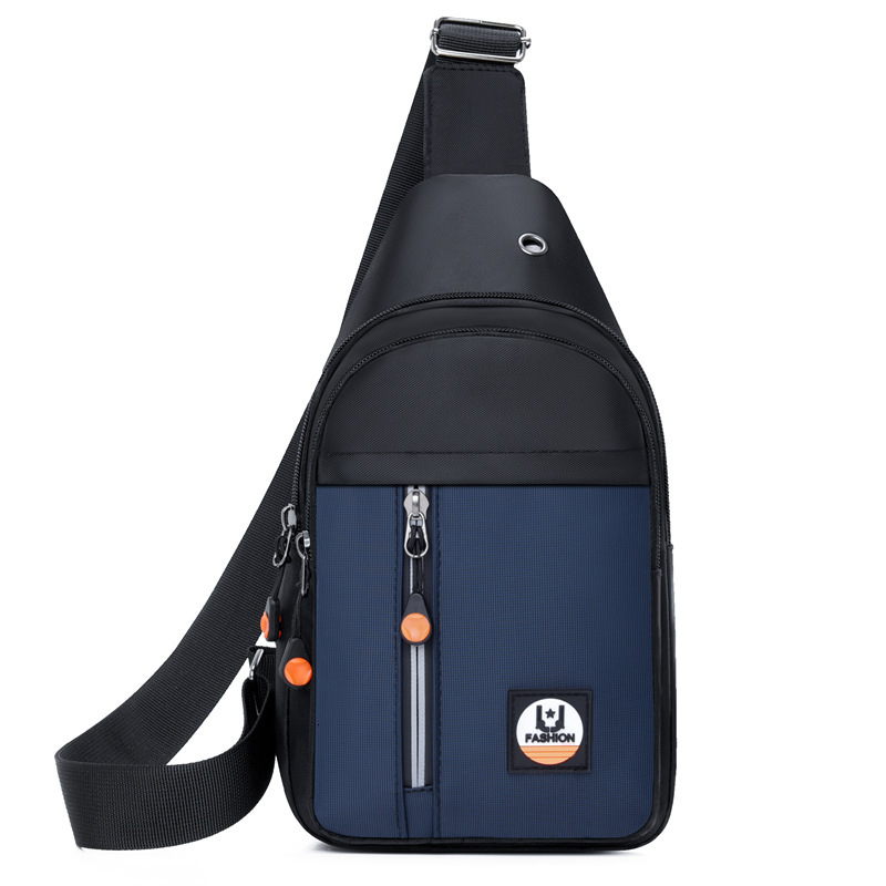 Free Shipping Oxford Cloth Men S Luxury Bag Chest Bag Korean Version Designer Bag Multi Layer Pocket Single Shoulder Bag Model Multi Functional Travel
