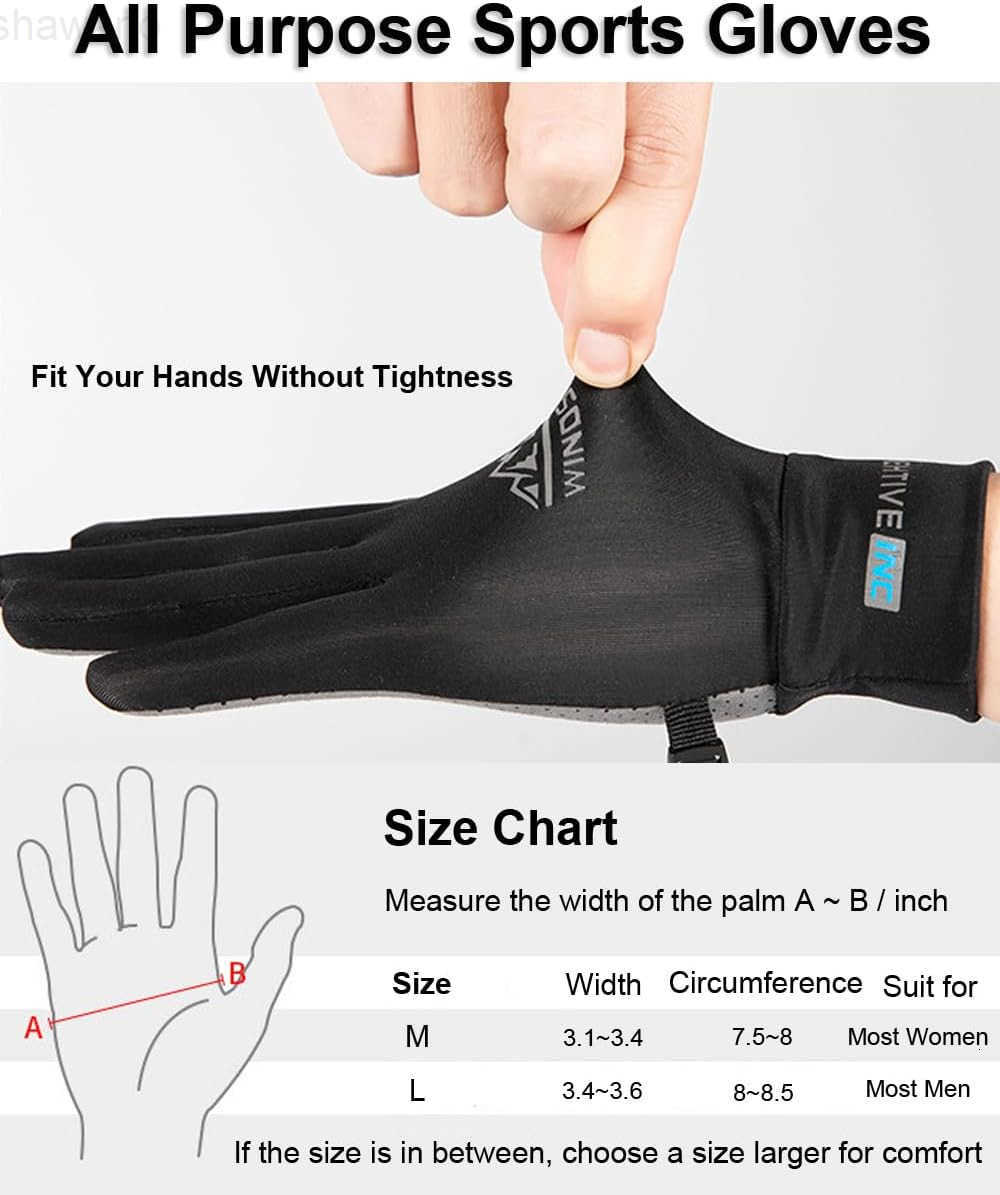 Full Finger UV Protection Gloves Women Men Thin Fishing Hiking Cycling Driving Gym GlovesW250911