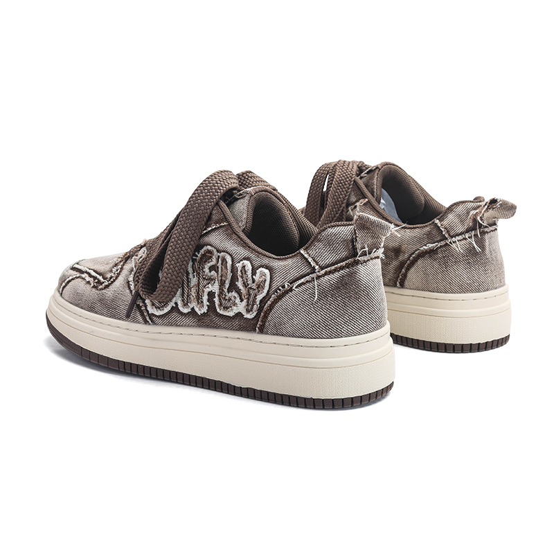 Shoes men's trendy shoes versatile board shoes 2025 new autumn and winter casual sports shoes children's retro ins board shoes soft sole