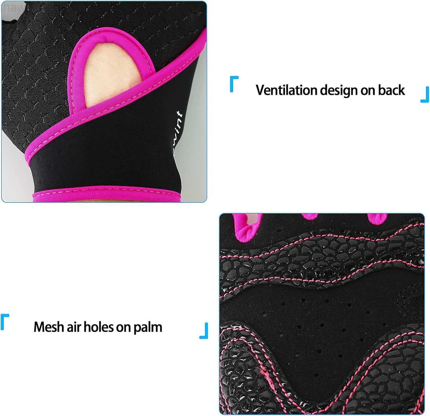Kids Workout Gloves Ventilated Grip Exercise Gloves for Boys and Girls Weightlifting Hanging Gym Children 312 YearsW250911