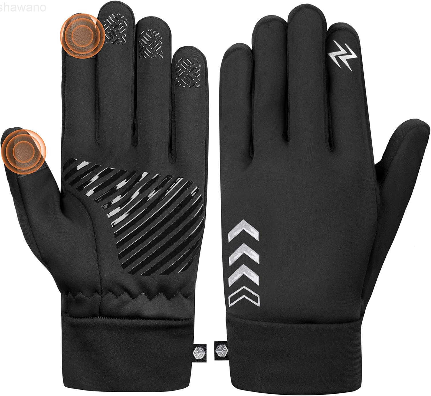 Winter Gloves for Men Women Touch Screen Thermal Gloves Fingertips Hand Warmer AntiGrip Anti Slip Cold and Wind Resistant Waterproof Mittens for Runni