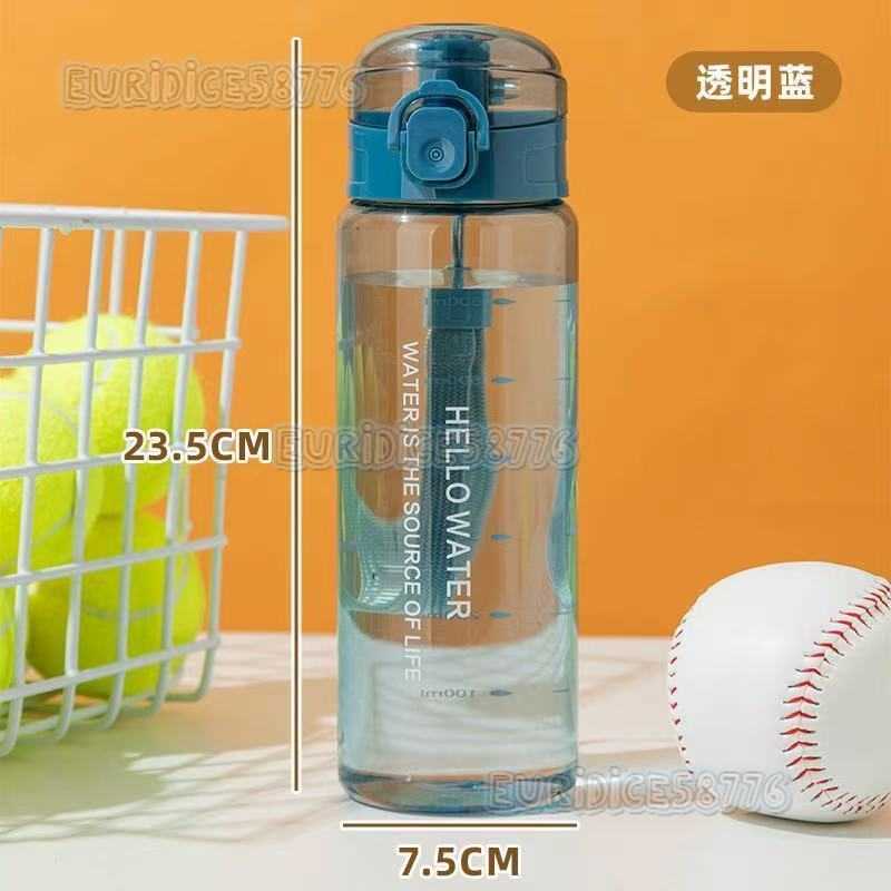 Frosted Water Cup High Appearance Large Capacity Portable Popup Lid Direct Drinking Outdoor Sports Water Bottle H250911
