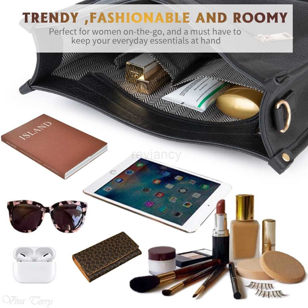 Terry Vegan Leather Crossbody Fashion Shoulder Bag Purse with Adjustable StrapW250911