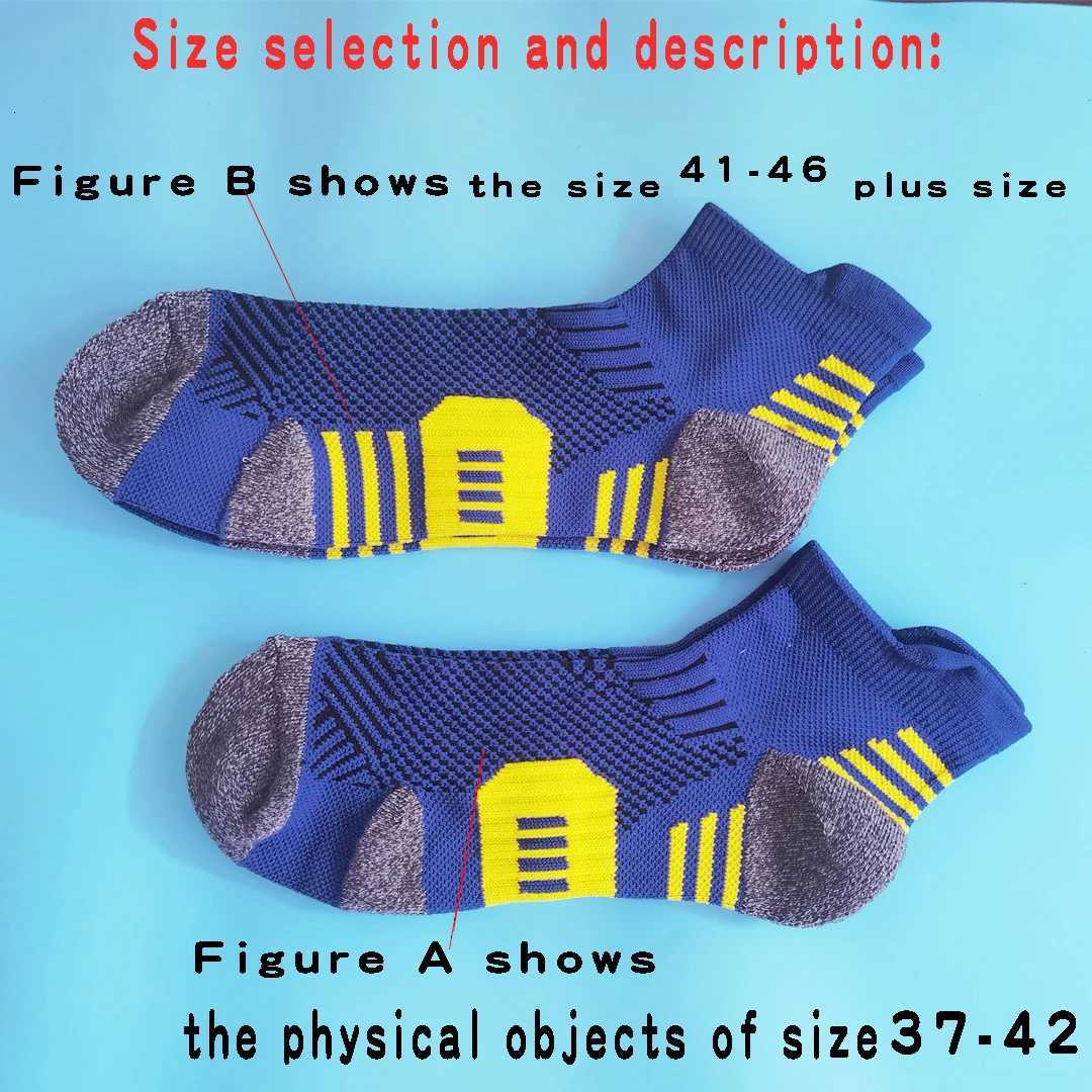 3Pair Professional Fitness Sports Socks Towel Bottom NonSlip Running Socks Men Women Short QuickDrying Basketball Training So D250911