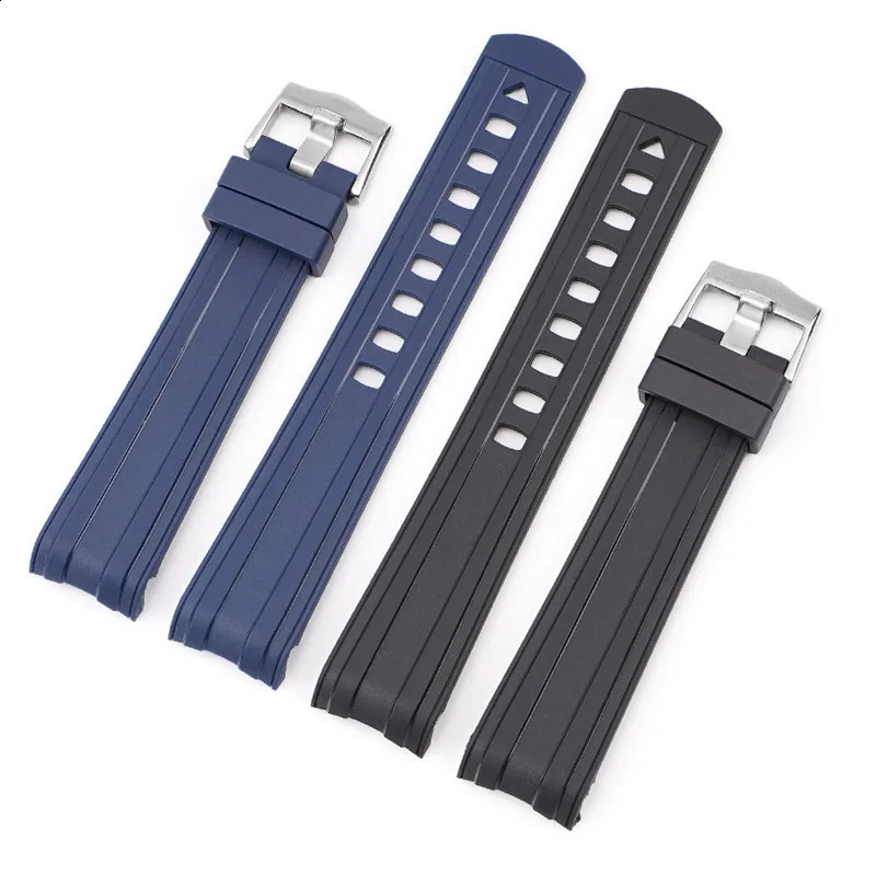 Curved End Rubber Strap for 300 20mm Sport Waterproof Men tpu Replace Bracelet Band Watch Accessories 250910