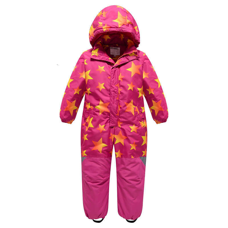 Children's One-Piece Ski Suit New Single Double Board Men's Women's Windproof, Waterproof, Warm And Cotton Outdoor