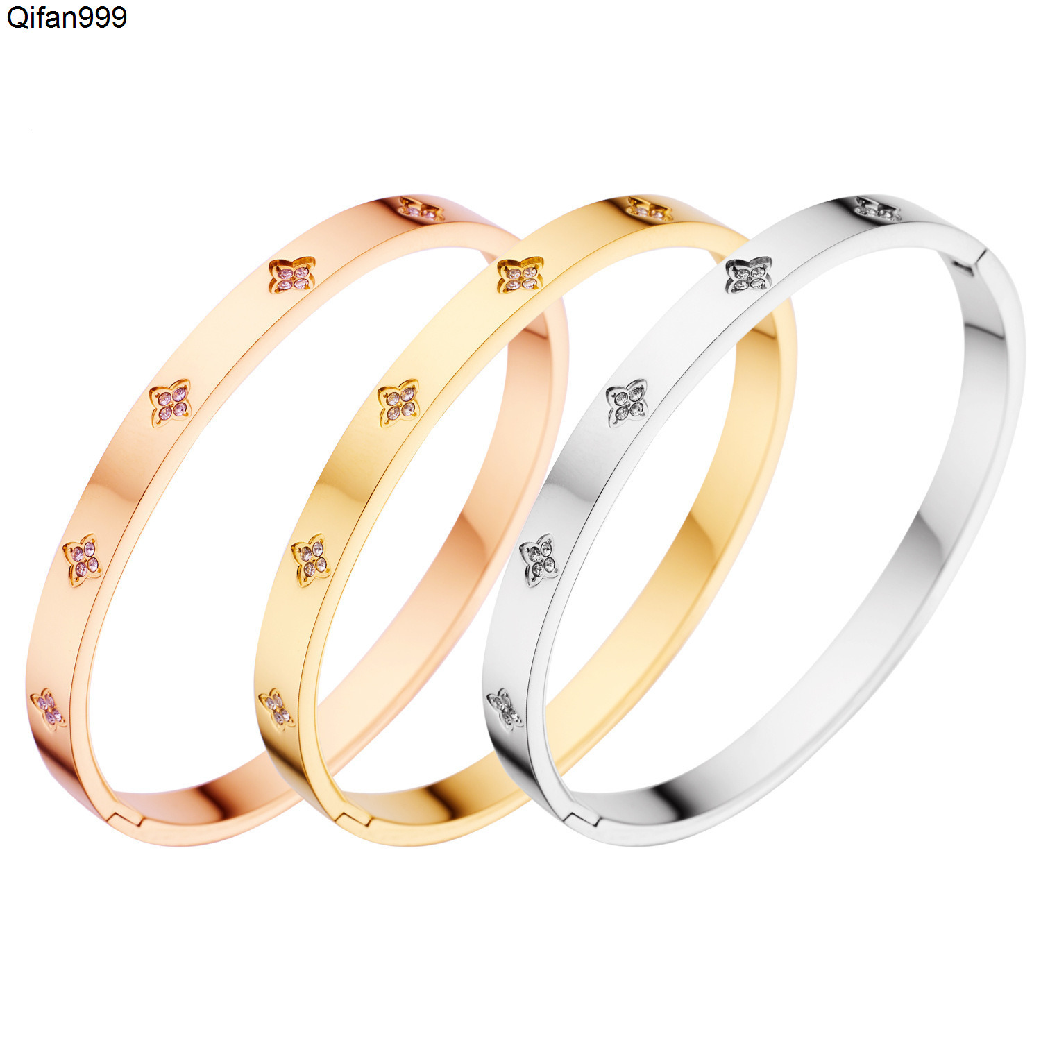 Factory Wholesale Promotion Fashion Jewelry Bracelet 18K Goldplated Bracelet for Men and Women Moissanite Bracelet