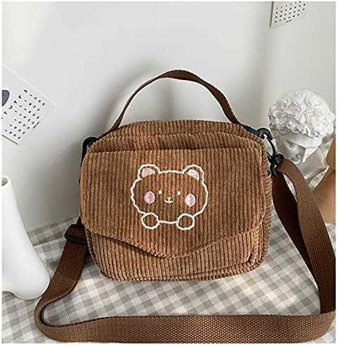 Purse Crossbody Bag and Wallet Corduroy PurseW250911