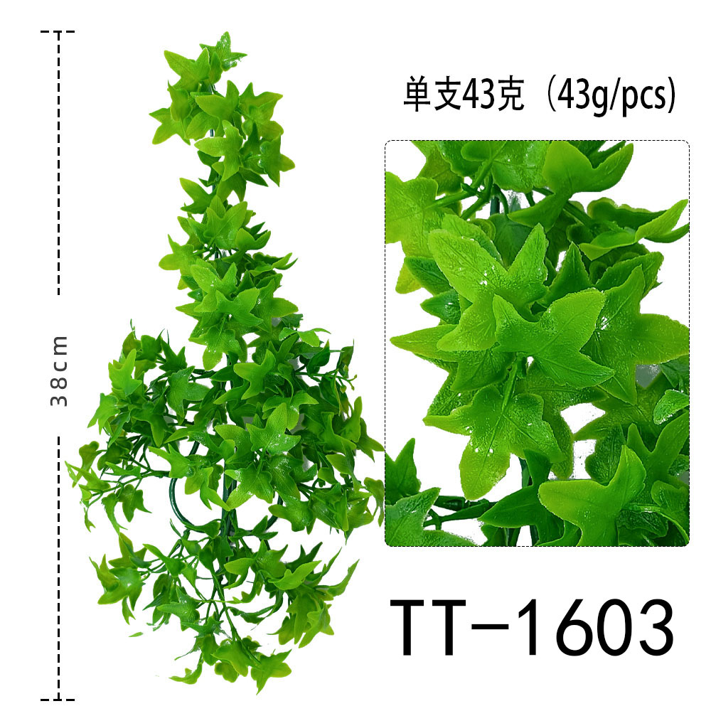 Reptile terrarium hanging artificial plant eco-tank scenery decoration simulated plastic green plant vine factory direct sales