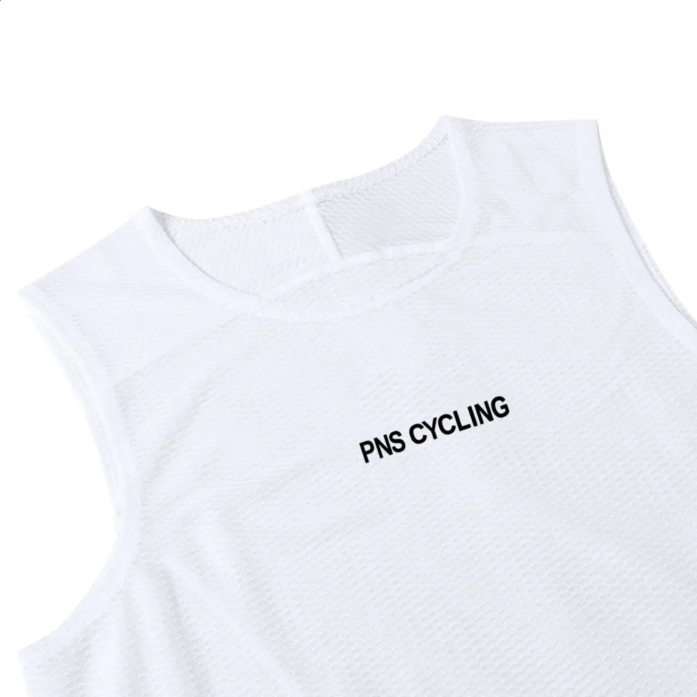 Men Cycling Base Layer Sleeveless Mesh Breathable Quick Dry Cycling Jersey MTB Road Bike Undershirt Pro Team Bicycle Underwear 250911