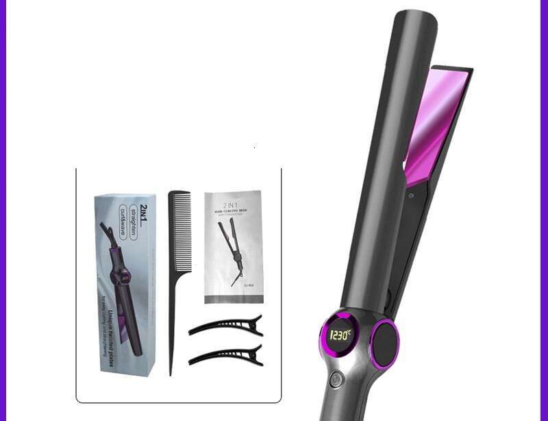 Digital Display Straightener Large Artifact Automatic Stick Dual-Purpose Curling Iron Manufacturers Wholesale