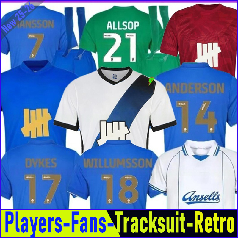 Birmingham CityS soccer jerseys 2025 2026 Camisetas KLARER JUTKIEWICZ HANSSON WRIGHT DYKES WILLUMSSON Davies birmingham cityS football shirt men Man kids KIT
