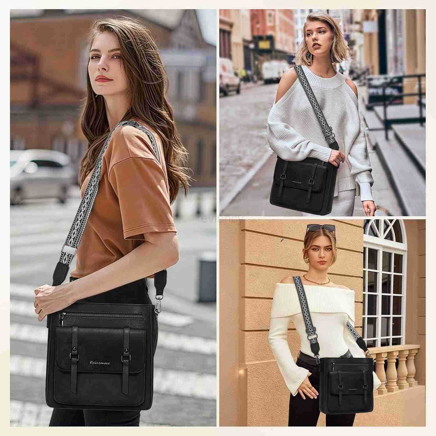 Crossbody Bag for Women Waterproof Leather Crossbody Purses Womens Handbags Shoulder Bag Crossbody Travel PurseW250911