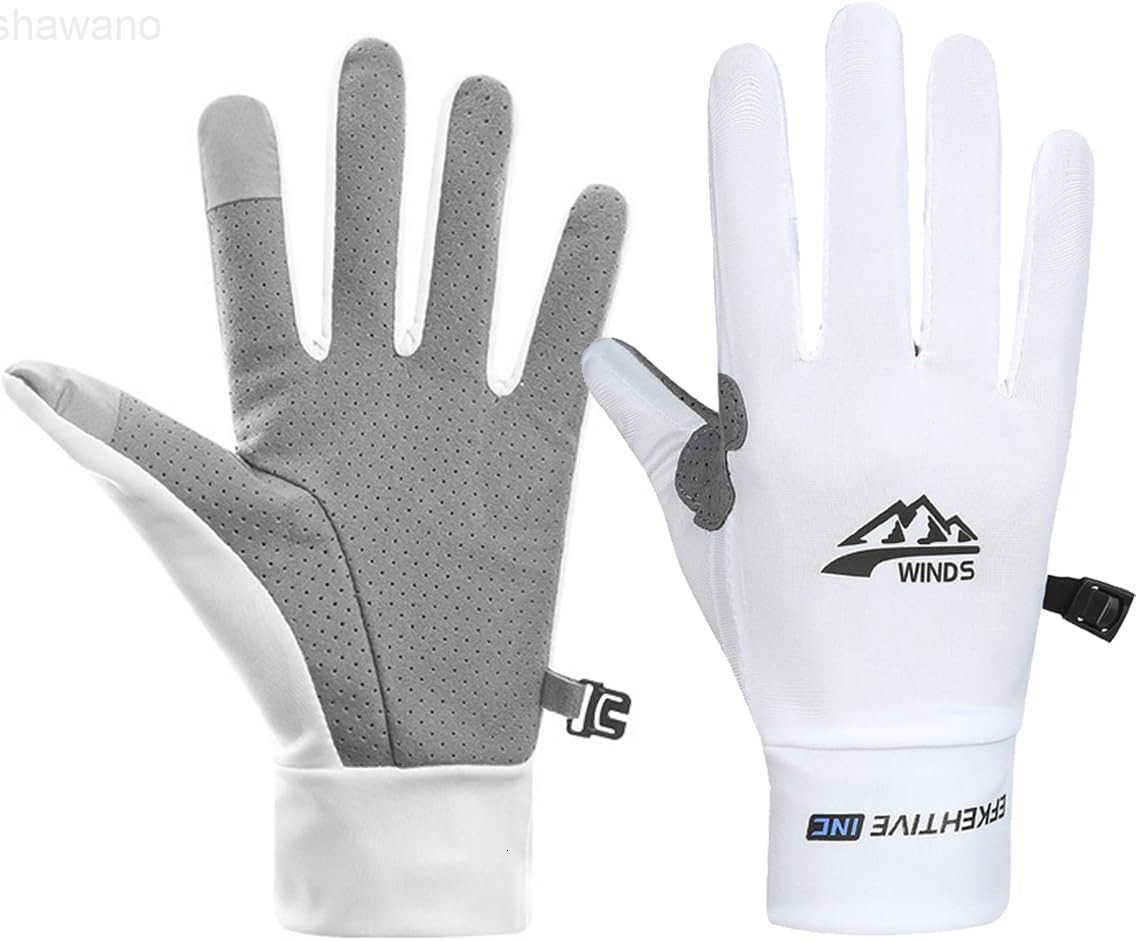Full Finger UV Protection Gloves Women Men Thin Fishing Hiking Cycling Driving Gym GlovesW250911