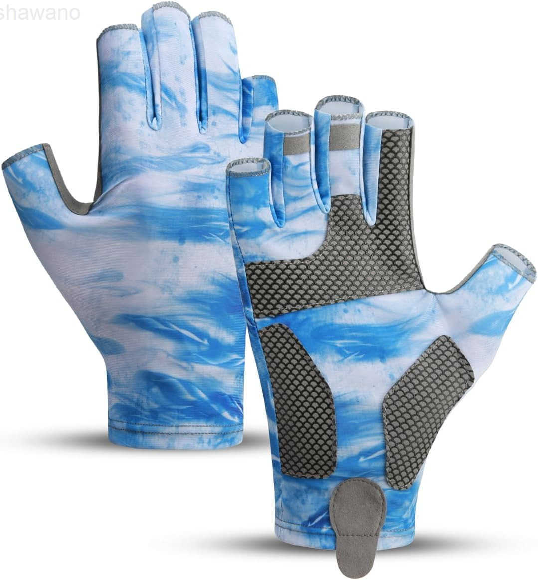 Fishing Gloves Men Womens UV Protection Sailing Kayak Paddling Rowing GlovesW250911