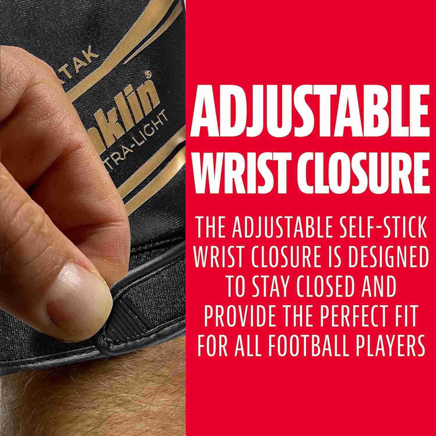 Sports Supratak Football Receiver Gloves WhiteChrome Adult MediumW250911