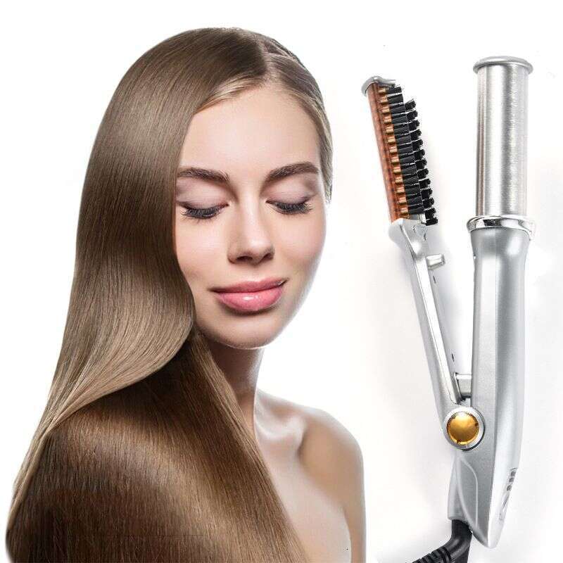 Hair Clip, Classic Curler, Dual-Purpose Curling Stick Straightener