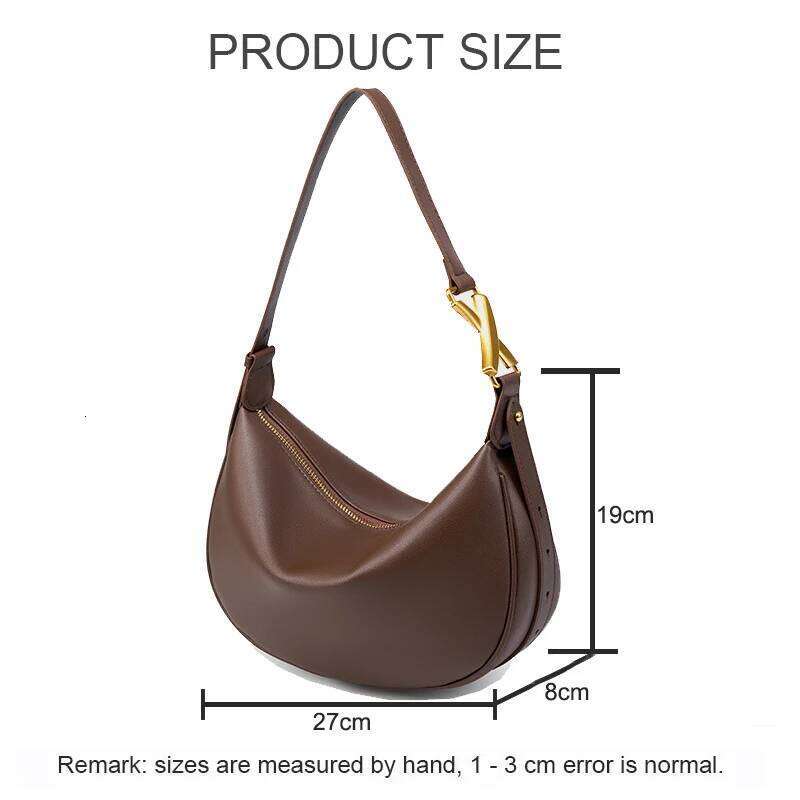 Women's 2025 New Spring Casual Dumpling Bag Girls Large Capacity Commuter Handbag Ladies Fashion Single Shoulder Armpit Bags 250805 250805