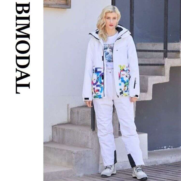 Women's Clothing BIMODAL Ice Track Ski Suit Single Board Double Men And Women Couple Skiing Outdoor