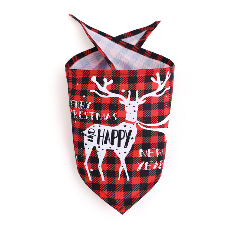 Christmas Pet Goodies Pet Dog and Cat Christmas Drool Bib