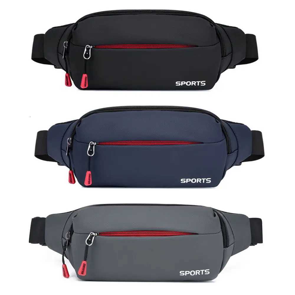 New Men Male Waist Bag Pack Grey Casual Functional Belt Bag Large Belt Pouch Phone Money Belt Bag Fanny Travel Hip Z250911