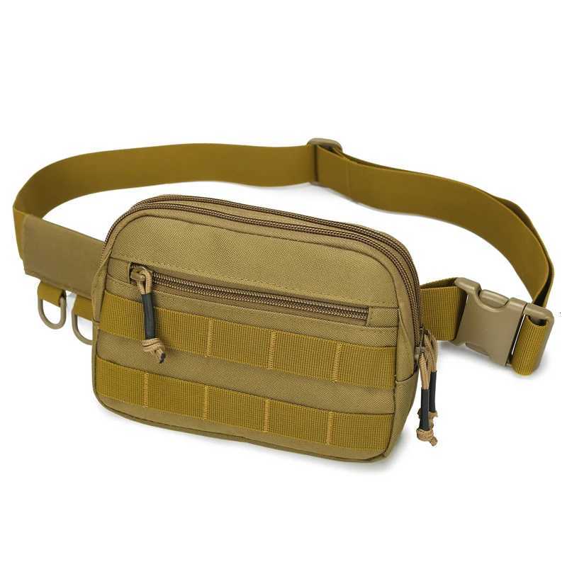 Tactical Molle Chest Bag Belt Waist Bags Outdoor Camping Sport Phone Pouch Climbing Cycling Pocket Hunting Multiple Fanny Pack Z250911