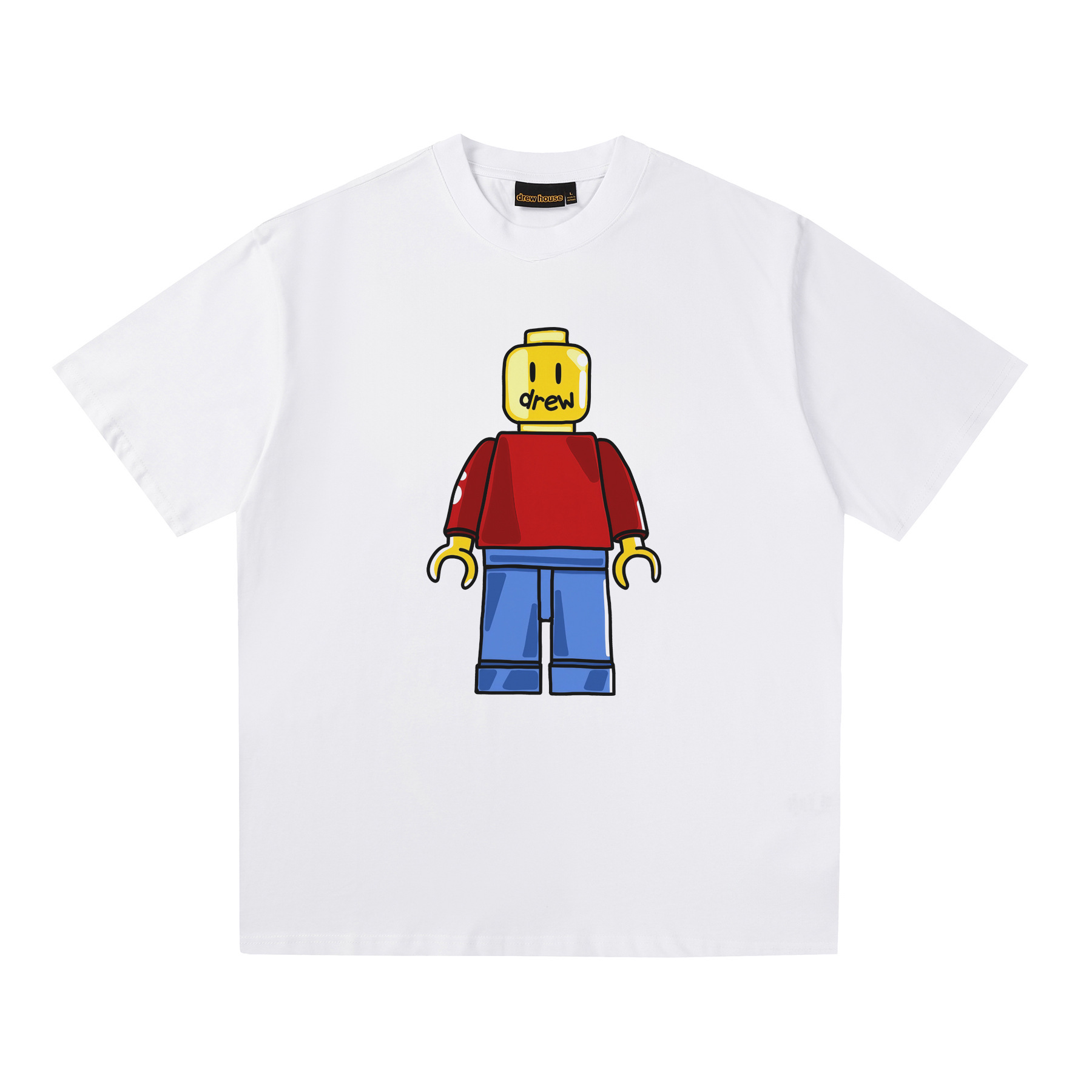 Drew House New Cartoon robot drew tshirts