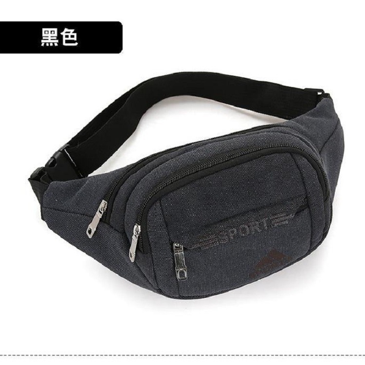 Waist Bag For Men Luxury Free Shipping Bag And Women Large Capacity Multi Functional Canvas Wear Resistant Phone Designer Bag Waist Bag Fashionable Bu
