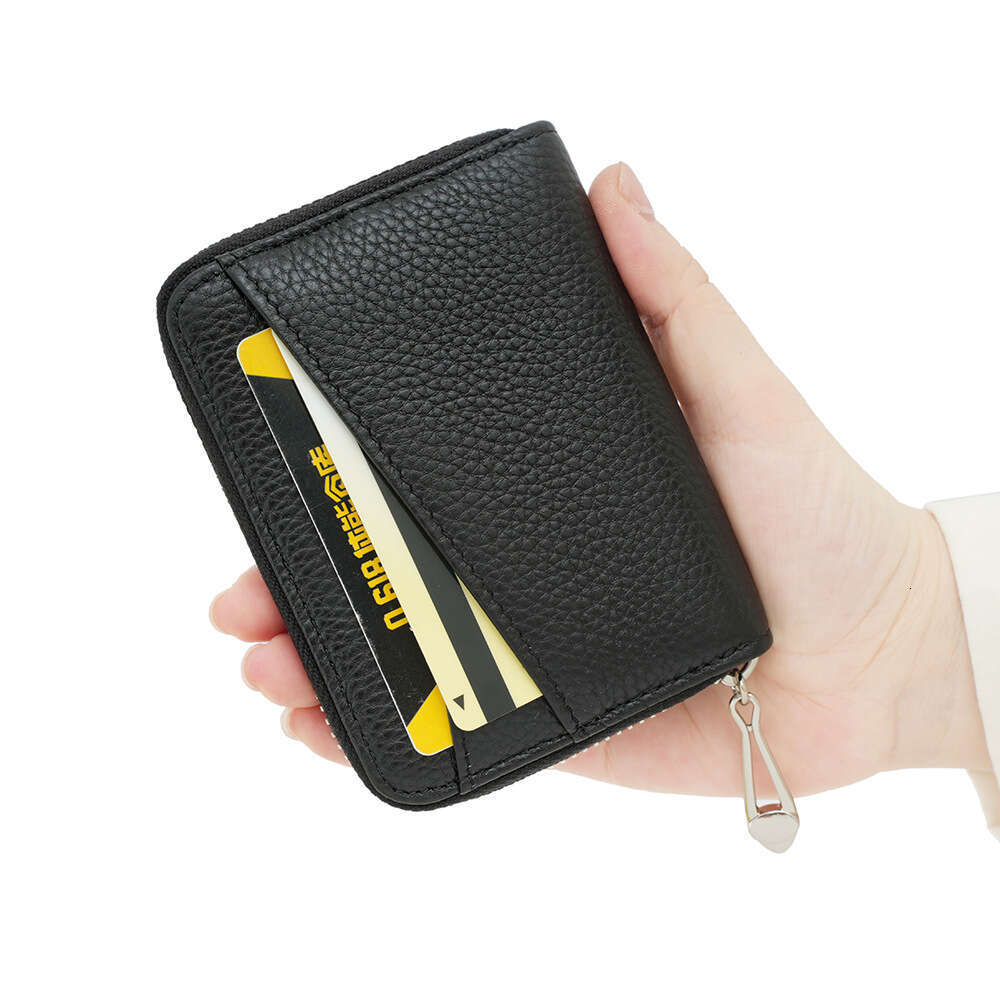Fashion Top Layer Cowhide Women's Wallet Short Genuine Leather RFID Compartment Coin Purse Card Holder Color Block designer wallet B5