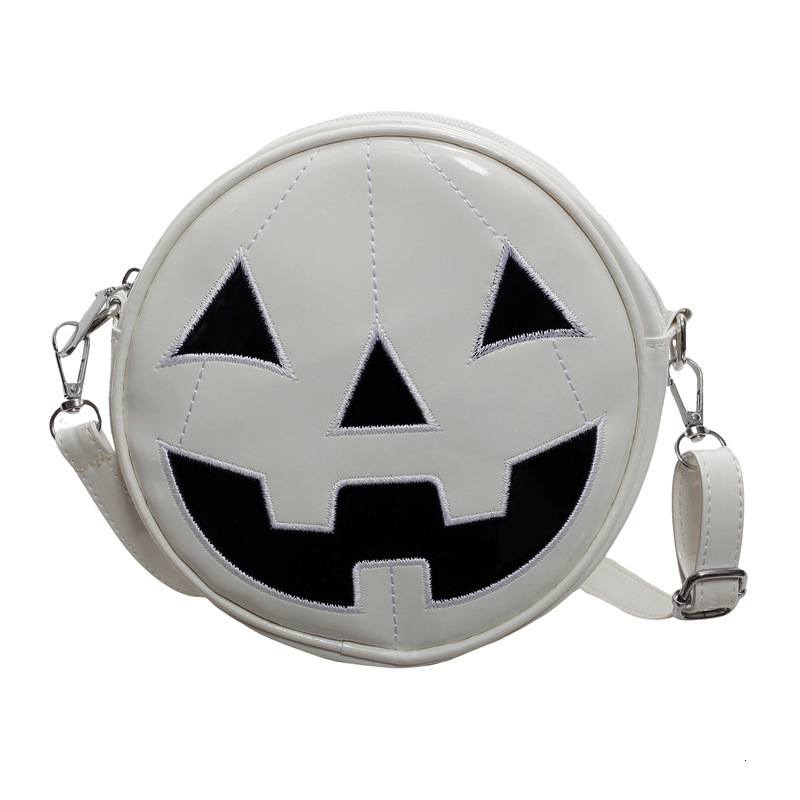 Halloween new fashion, light luxury, niche design, versatile trend, Halloween pumpkin women's small round bag designer bag