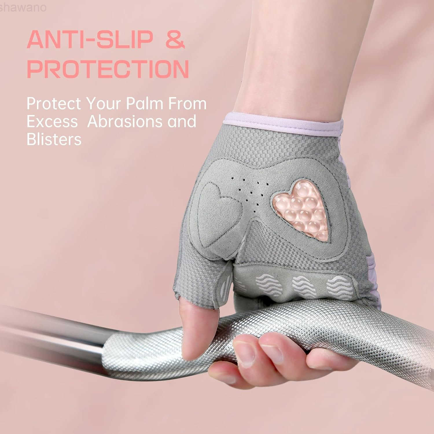 Workout Gloves for Women Lightweight Breathable Fitness Gloves with NonSlip Grip for Gym Weightlifting Cycling and TrainingW250911