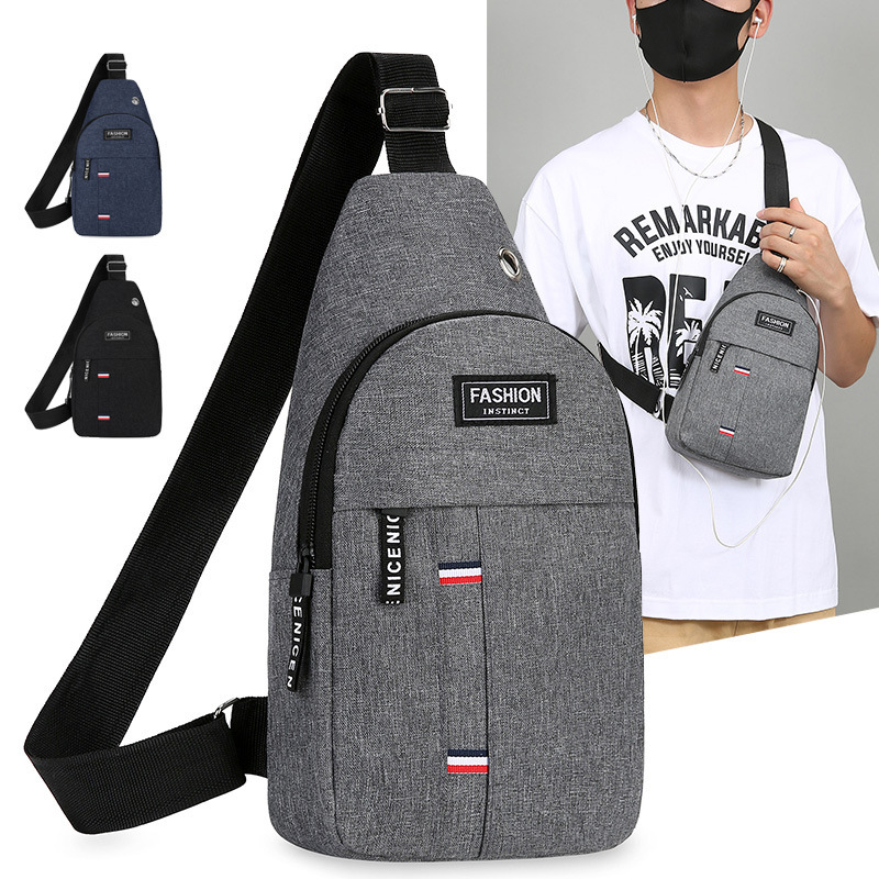 Trade Hot Selling Free Shipping Luxury Bag Designer Bag Men S Fashion Convenient Casual Chest Bag Oxford Cloth Sports Travel Chest Bag Cashier Crossbo
