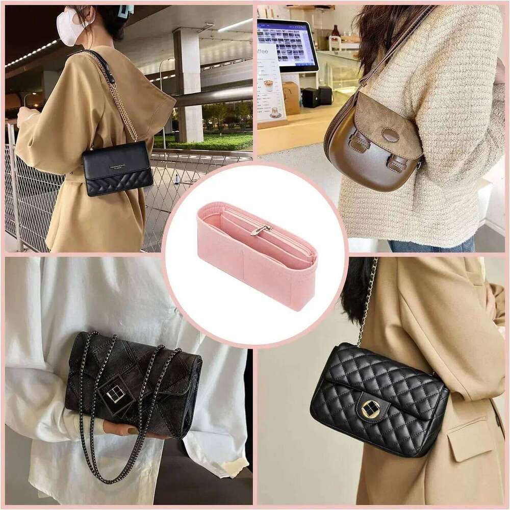 Tote Timid Storage & Finishing Inner Bag Liner Handbags Insert Organizer Fit Mini Size Anti-fouling Inner liner bag Storage bag