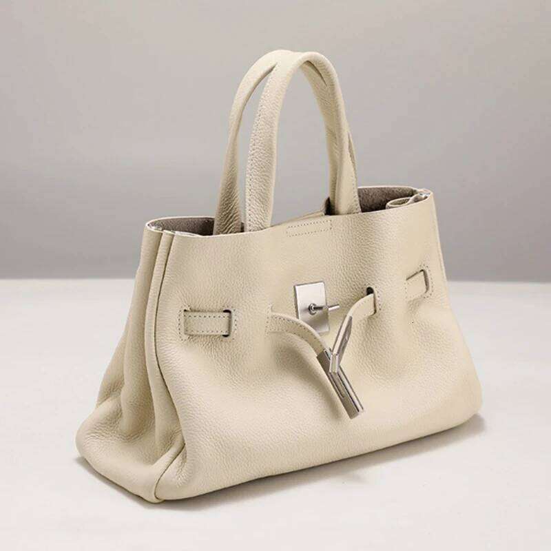 2025 New Togo Calfskin Women's Handbag Genuine Leather Crossbody Purse Fashion Designer Shoulder Ladies Tote Bag