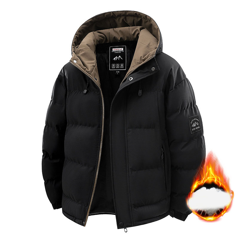 Free shipping designer hot selling high-quality winter new hooded cotton jacket mens fashionable thick down cotton jackets